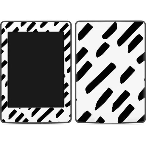 Black Dash Amazon Kindle Skin